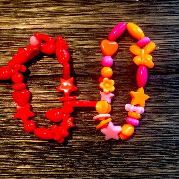 THE RED AND ORANGE BEACHY BRACELETS🧡❤️ - Picture 1 of 4